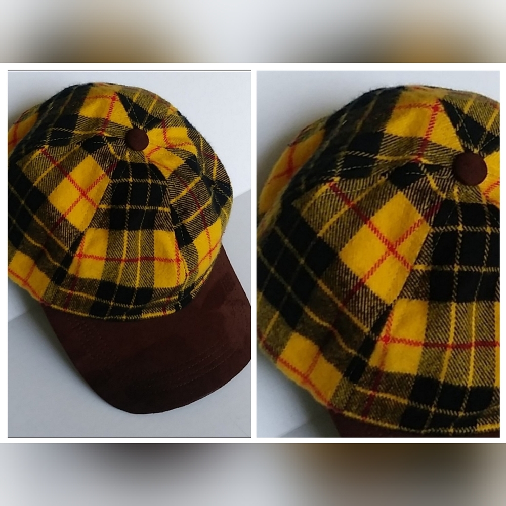COPY - Raised by Wolves Suede Plaid Hat